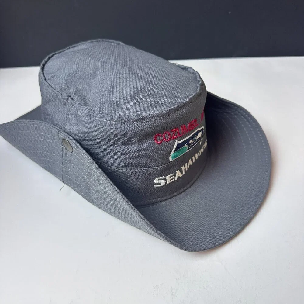 SEAHAWKS BUCKET OUTDOR HAT WITH EMBROIDERED LOGO, 